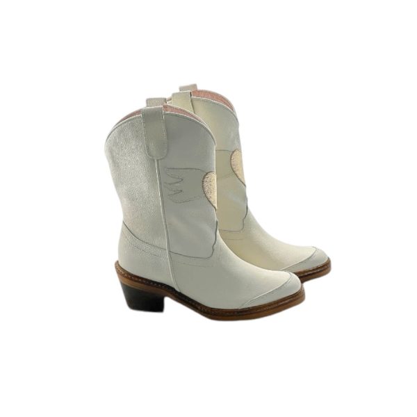 Tex Celeste Alado Beige Caña Media