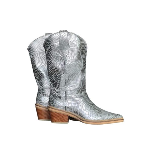 Texanas Caña Media Plata